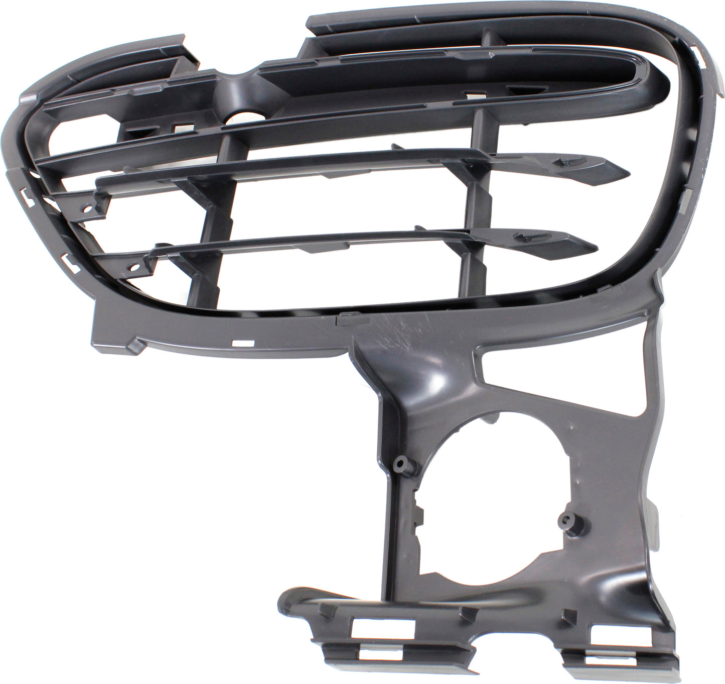 Front, Driver Side Bumper Grille, Textured Black