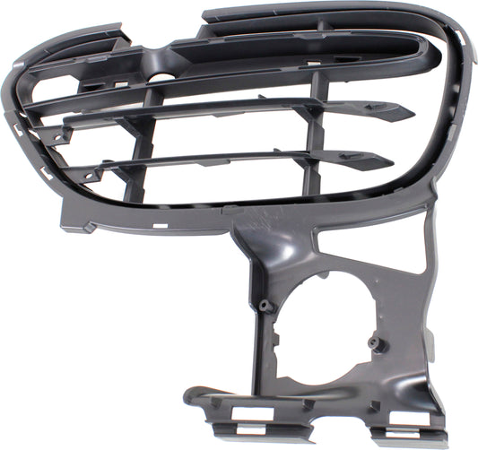 Решетка бампера спереди со стороны водителя, текстурированная черная