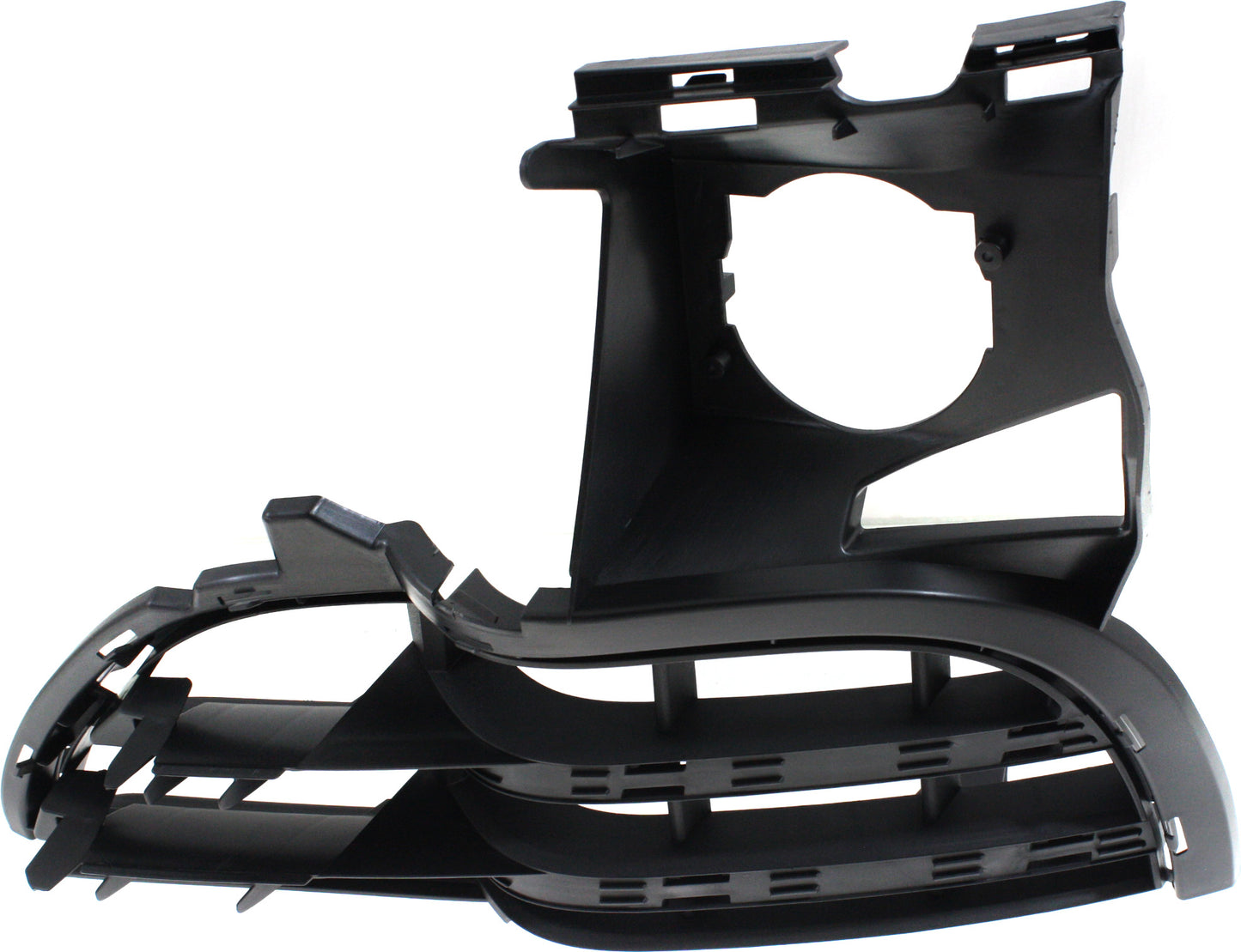Front, Passenger Side, Outer Bumper Grille, Textured Black