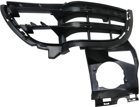 Front, Driver Side, Outer Bumper Grille, Textured Black