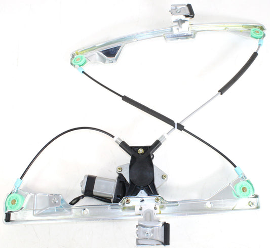 Front, Passenger Side Power Window Regulator, With Motor