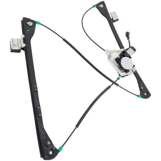 Front, Passenger Side Power Window Regulator, With Motor