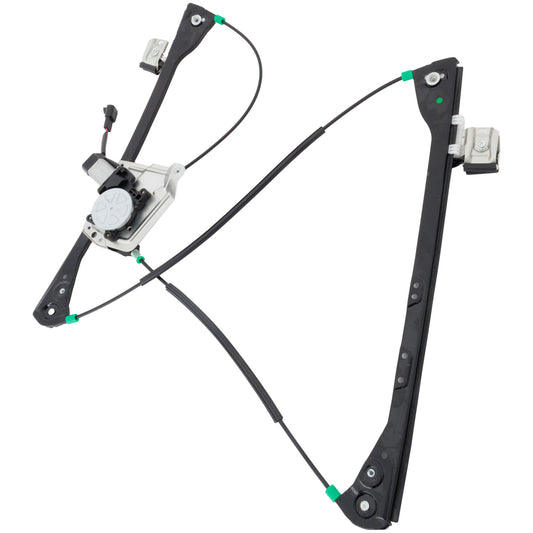 Front, Driver Side Power Window Regulator, With Motor