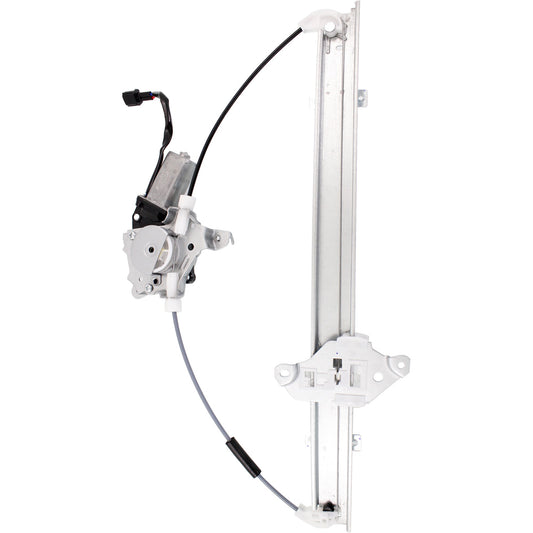 Front, Driver Side Power Window Regulator, with Motor, with 2-Pin Connector