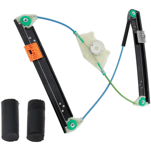 Rear, Passenger Side Power Window Regulator, Without Motor