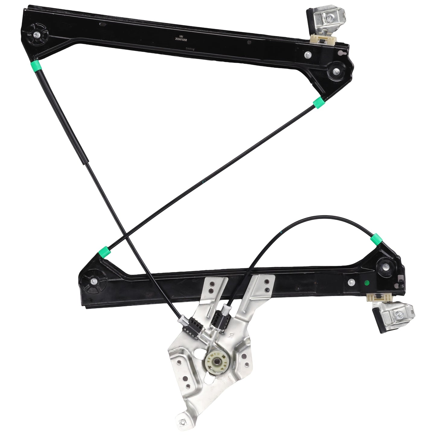 Front, Passenger Side Window Regulator, Power, With One Touch Feature