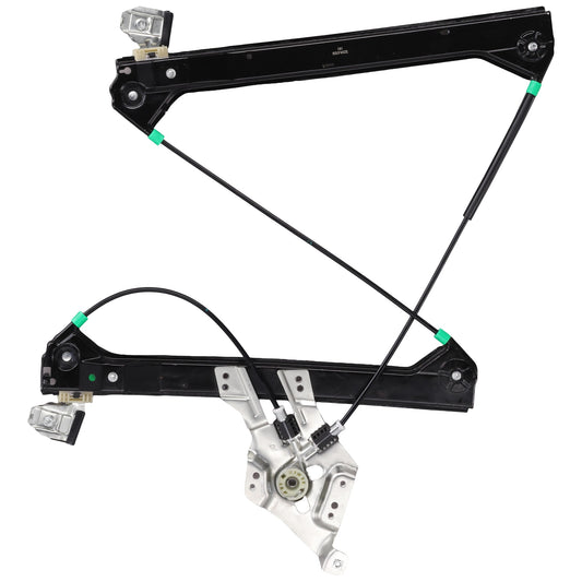 Front, Driver Side Window Regulator, Power, With One Touch Feature