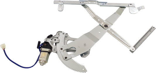 Front, Passenger Side Window Regulator, Power, With Motor