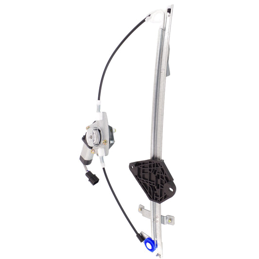 Rear, Passenger Side Power Window Regulator, With Motor
