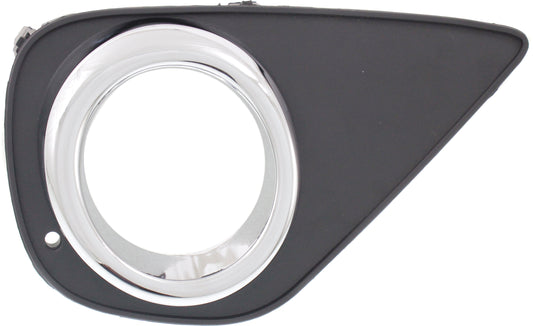Front, Passenger Side Fog Light Trim, Primed, Hatchback