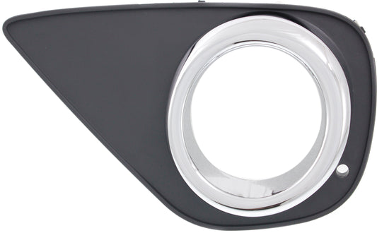 Front, Driver Side Fog Light Trim, Primed, Hatchback