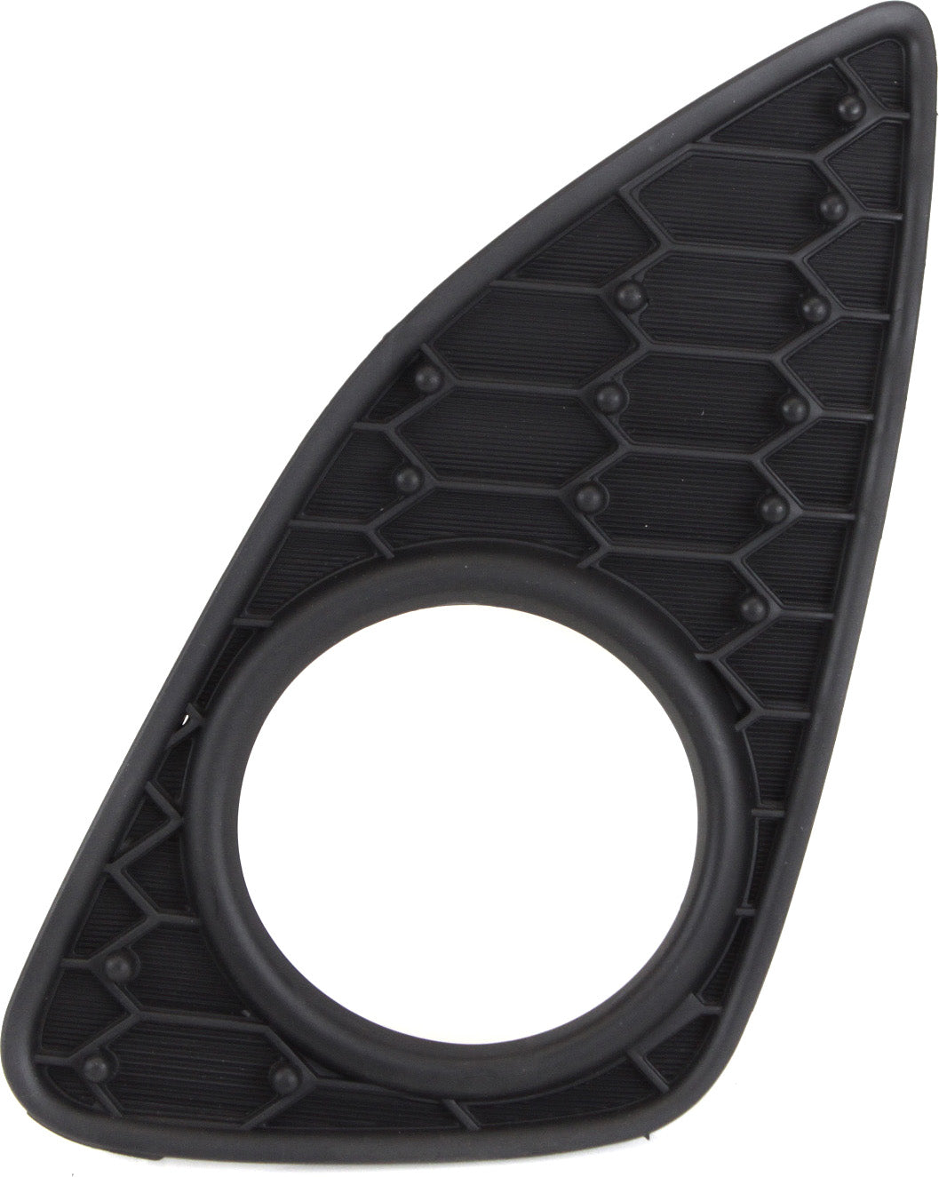 Front, Driver Side Fog Light Trim, Textured Black