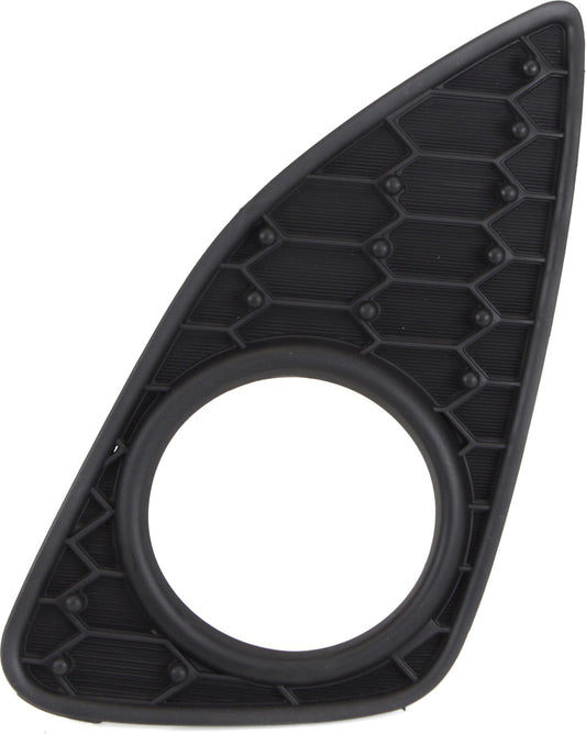 Front, Driver Side Fog Light Trim, Textured Black
