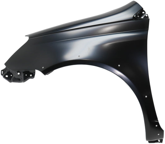 Front, Driver Side Fender, Base Model, With Wheel Opening Molding Holes