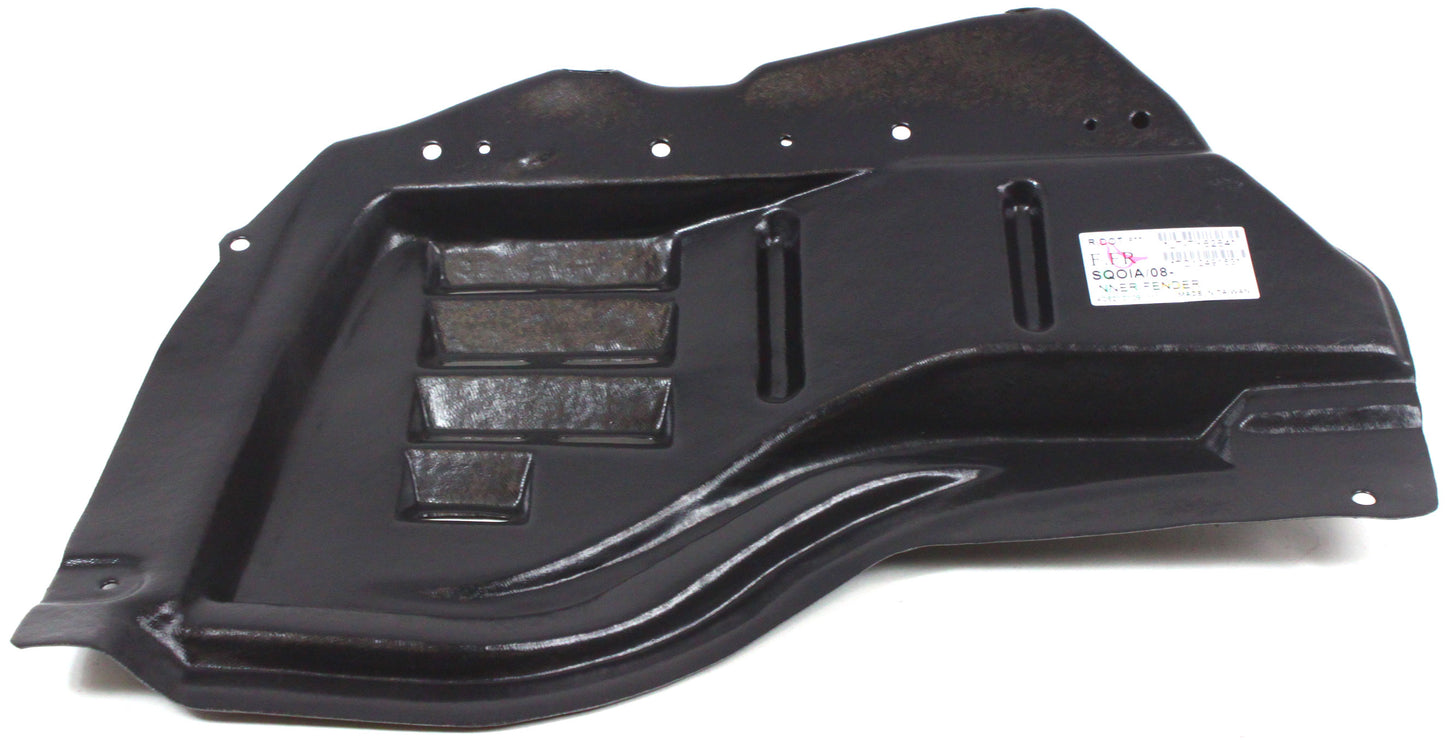 Front, Passenger Side, Front Section Fender Liner