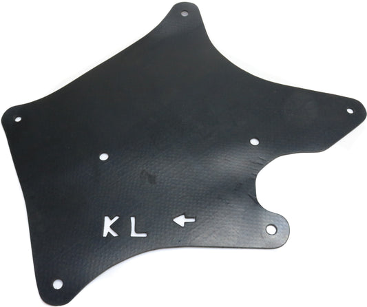 Передний подкрылок со стороны водителя, уплотнитель переднего фартука