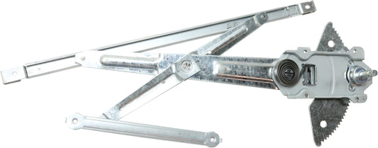 Front, Passenger Side Manual Window Regulator, Hand-Crank Type