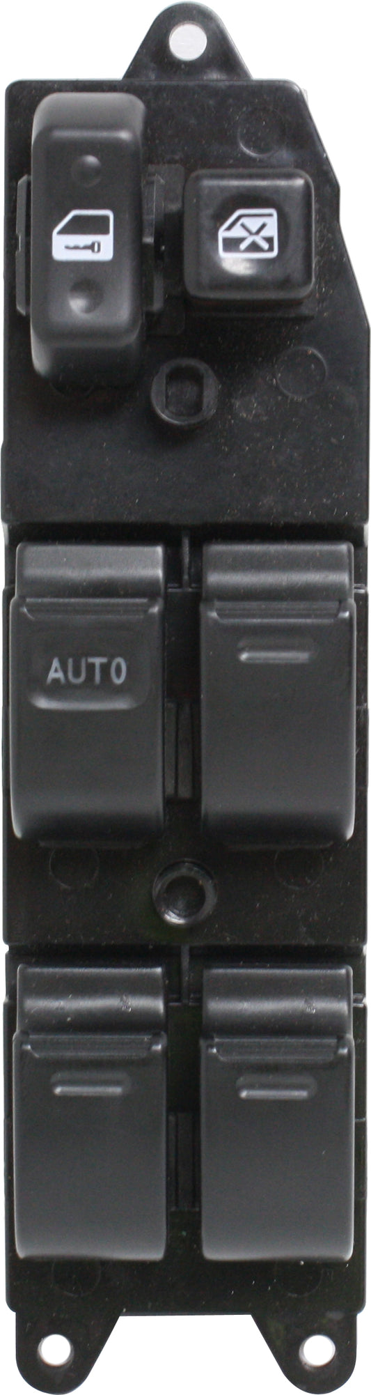 Front, Driver Side Window Switch, Black, 6-Button