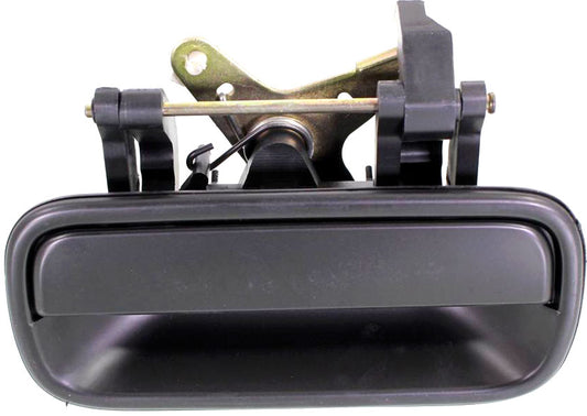 Tailgate Handle, Smooth Black Plastic Without Camera Hole Without Key Hole