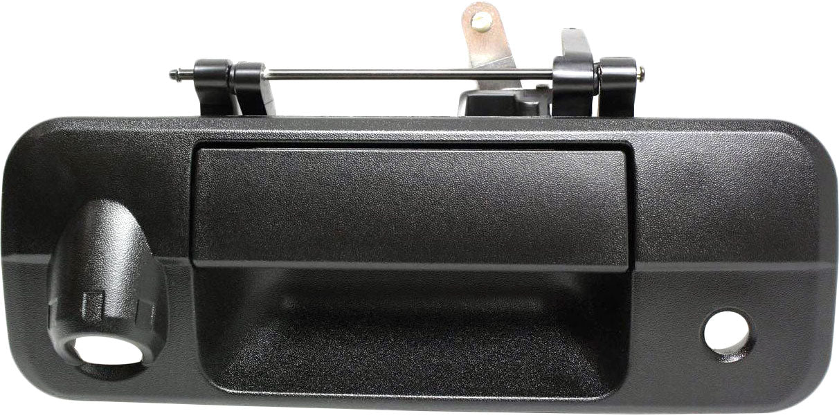 Tailgate Handle, Textured Black Plastic With Camera Hole With Key Hole