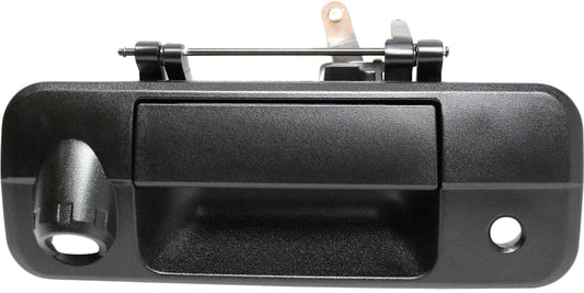 Tailgate Handle, Textured Black Plastic With Camera Hole With Key Hole