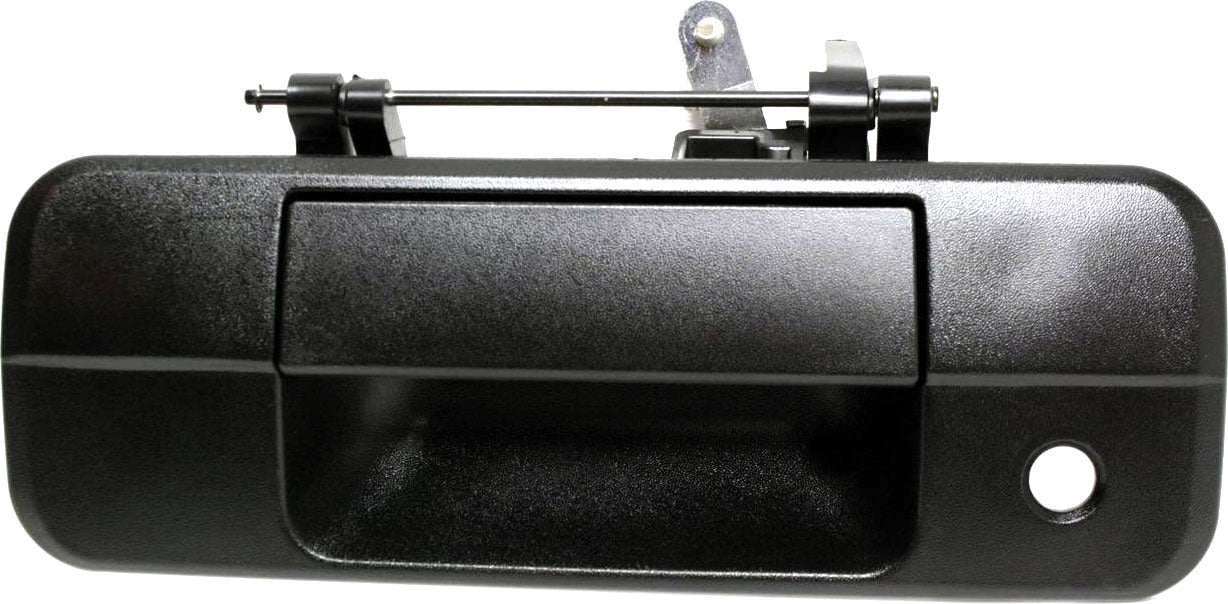 Tailgate Handle, Textured Black Plastic Without Camera Hole With Key Hole