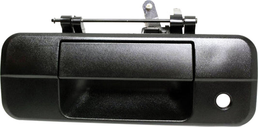 Tailgate Handle, Textured Black Plastic Without Camera Hole With Key Hole