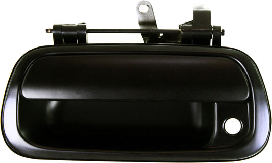 Tailgate Handle, Smooth Black Plastic Without Camera Hole With Key Hole