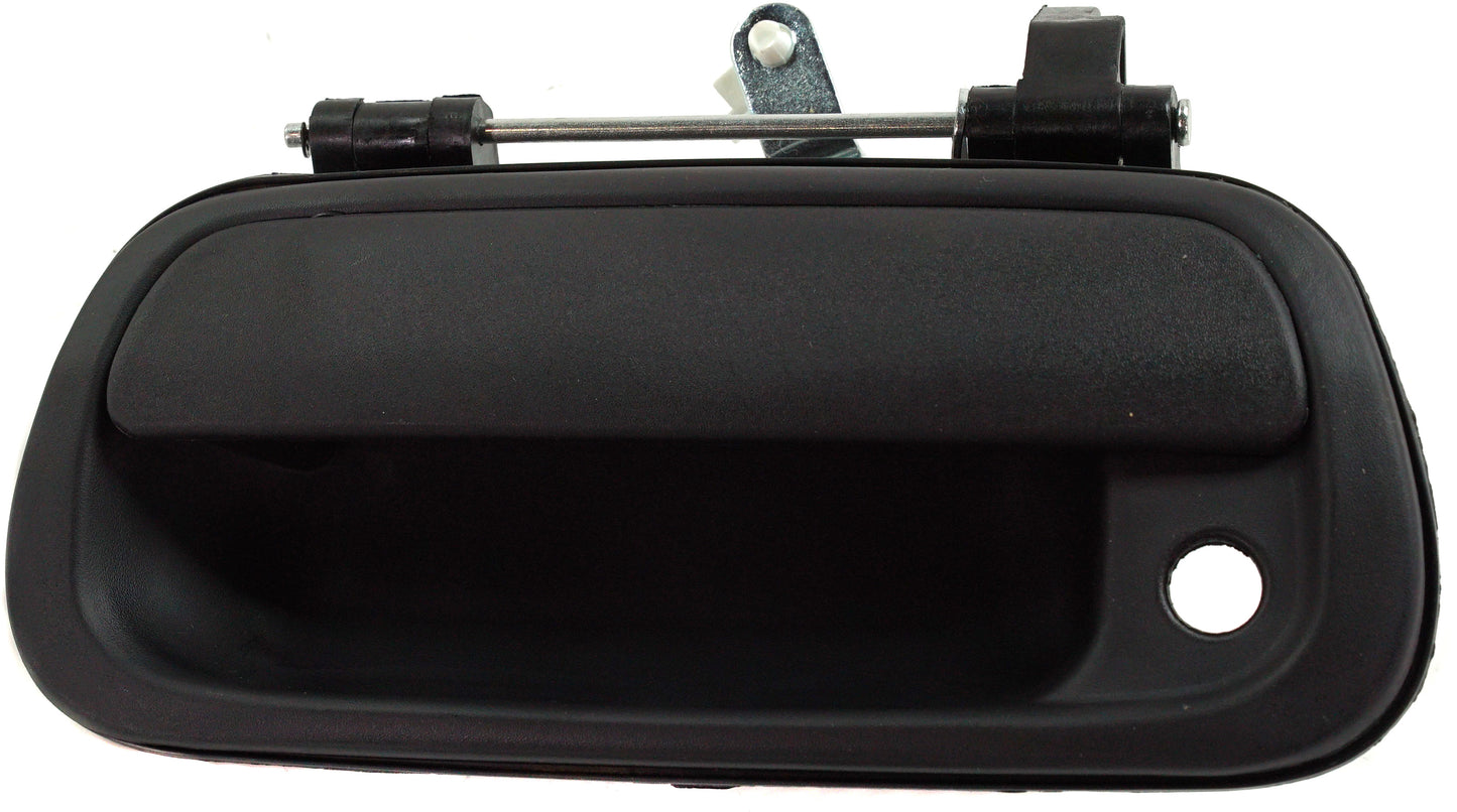 Tailgate Handle, Textured Black Plastic Without Camera Hole With Key Hole