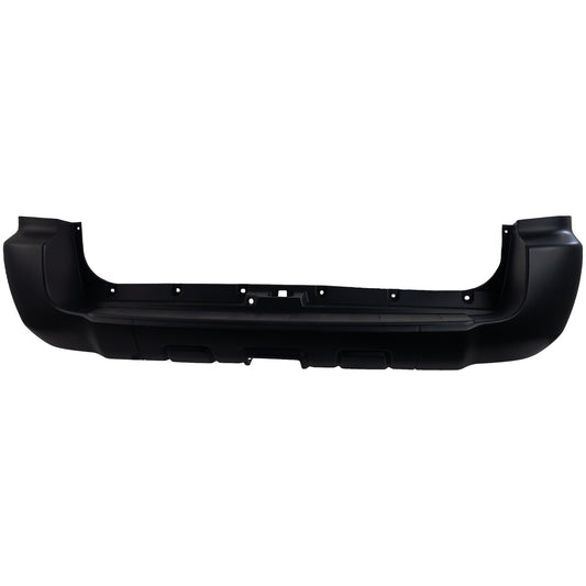 Rear Primed Bumper Cover, With Trailer Hitch Holes, CAPA CERTIFIED