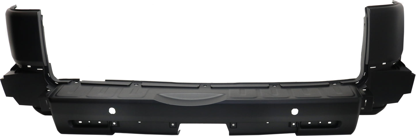 Rear Bumper Cover, Textured, With Parking Aid Sensor Holes, CAPA Certified