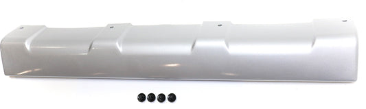 Rear, Lower Valance, Bumper Cover, Painted Silver