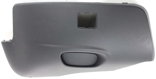 Front, Passenger Side Bumper End, Primed Plastic