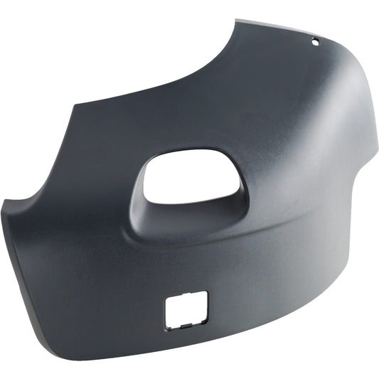 Front, Passenger Side Bumper End, Primed Plastic