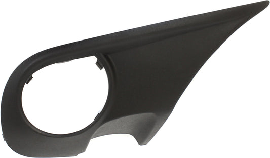 Front, Passenger Side Fog Light Trim, Textured Black