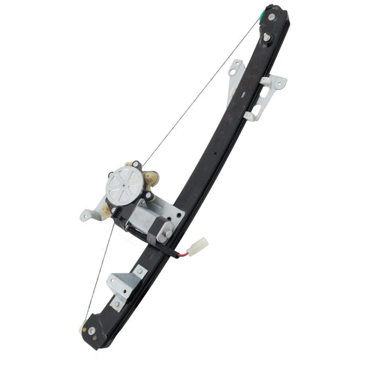 Rear, Driver Side Power Window Regulator, With Motor