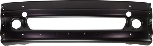 Front Bumper, Powdercoated Black, With Fog Light Holes, With Tow Hook Hole, Without License Plate Provision, Without Mounting Brackets