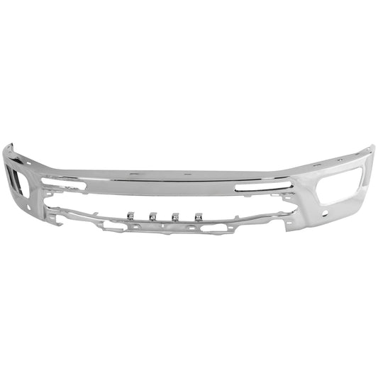 Front Bumper, Chrome, Without Mounting Brackets, 4 Cyl., 2.3L Engine