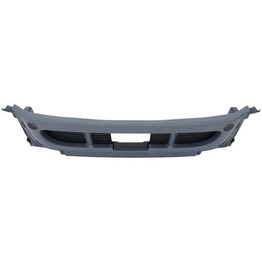Front, Center Bumper Powdercoated Gray