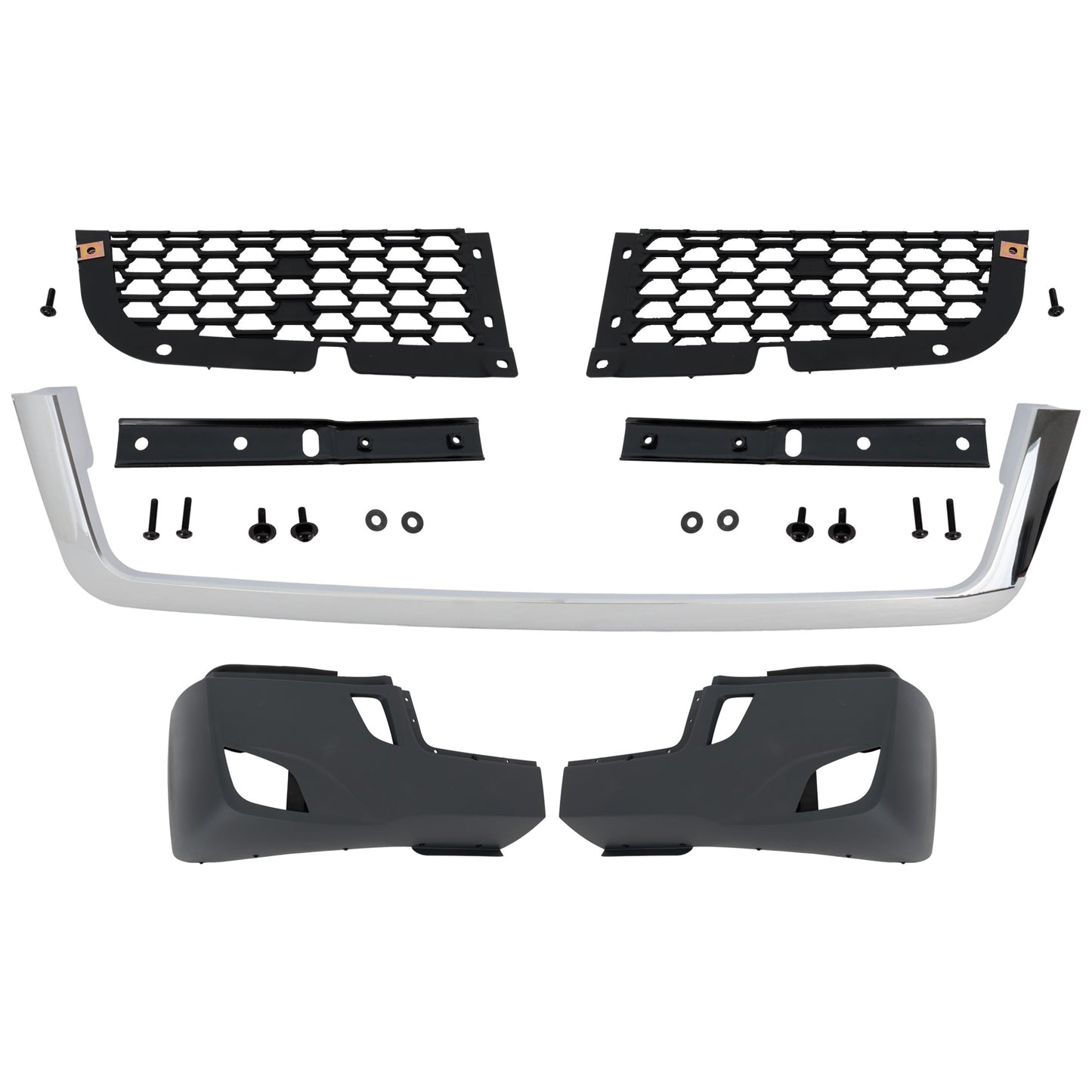 Front Bumper Powdercoated Gray