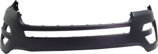 Front Primed Bumper Cover, With Tow Hook Holes, Without Aps and View Cam