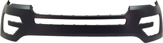 Front Primed Bumper Cover, With Tow Hook Holes, Without Aps and View Cam