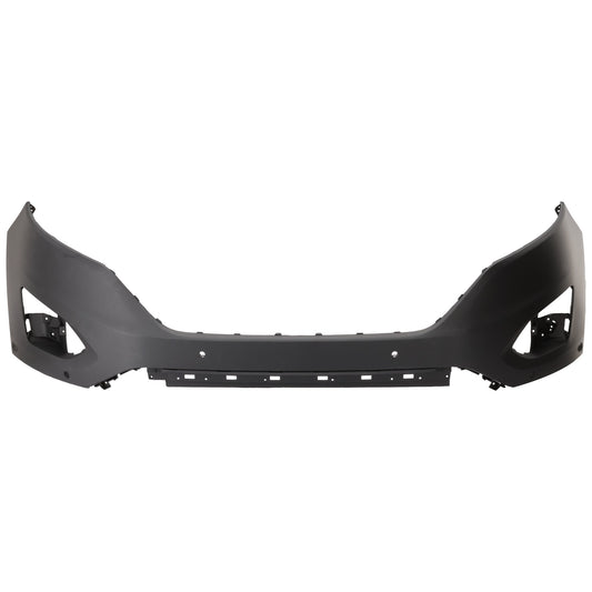 Front, Upper Primed Bumper Cover, With Parking Aid Sensor Holes, Without Tow Hook Hole, CAPA CERTIFIED