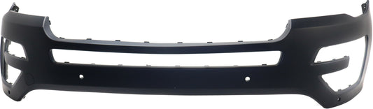 Front Primed Bumper Cover, With Park Sensor and Tow Hook Holes, Without Park Assist and Cam