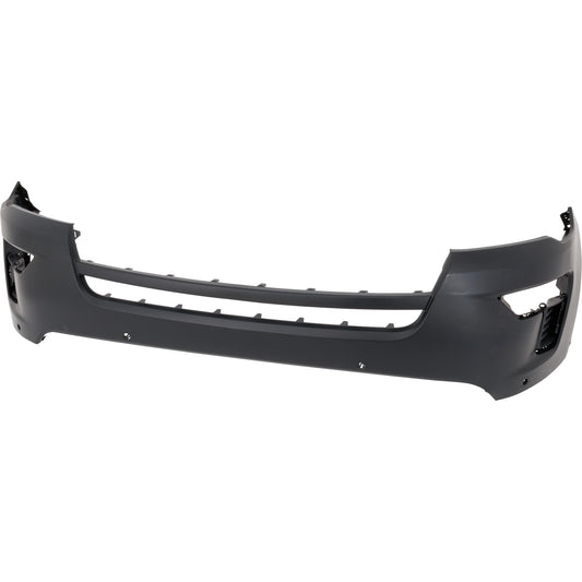Front, Upper Primed Bumper Cover, For Models With Active Park Assist System, Without Tow Hook Holes, CAPA CERTIFIED