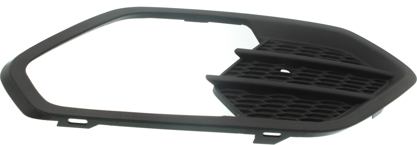 Front, Passenger Side, Outer Bumper Grille, Textured Black