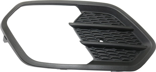 Front, Driver Side, Outer Bumper Grille, Textured Black