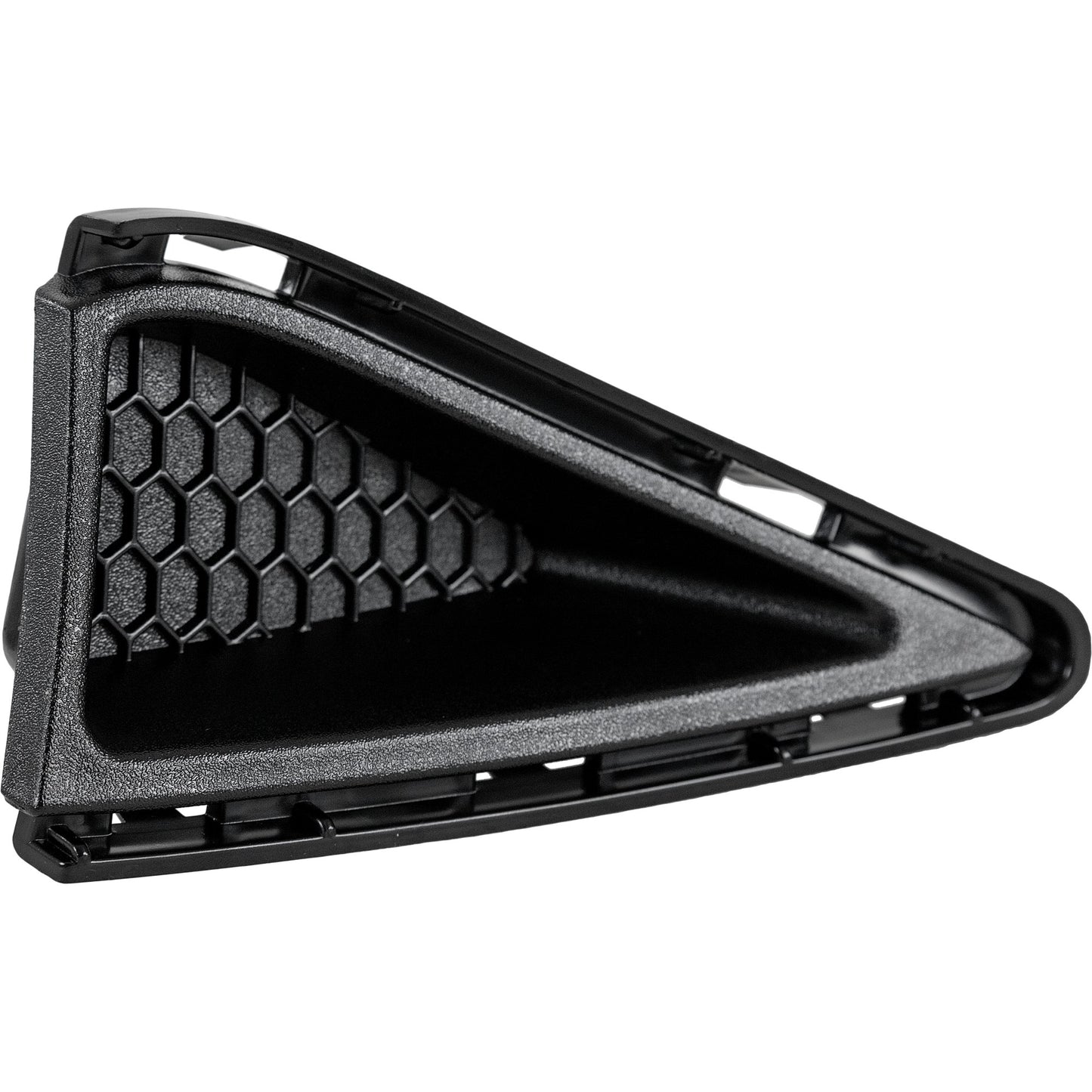 Front, Passenger Side, Outer Bumper Grille, Textured Black
