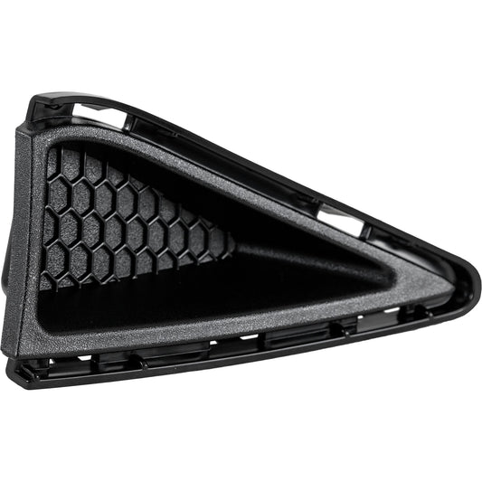 Front, Passenger Side, Outer Bumper Grille, Textured Black