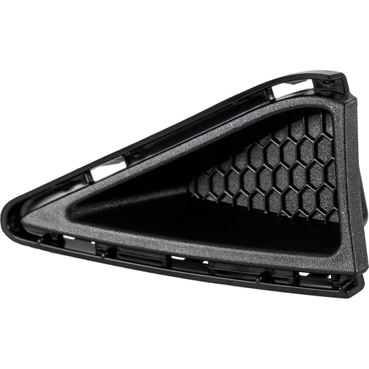 Front, Driver Side, Outer Bumper Grille, Textured Black